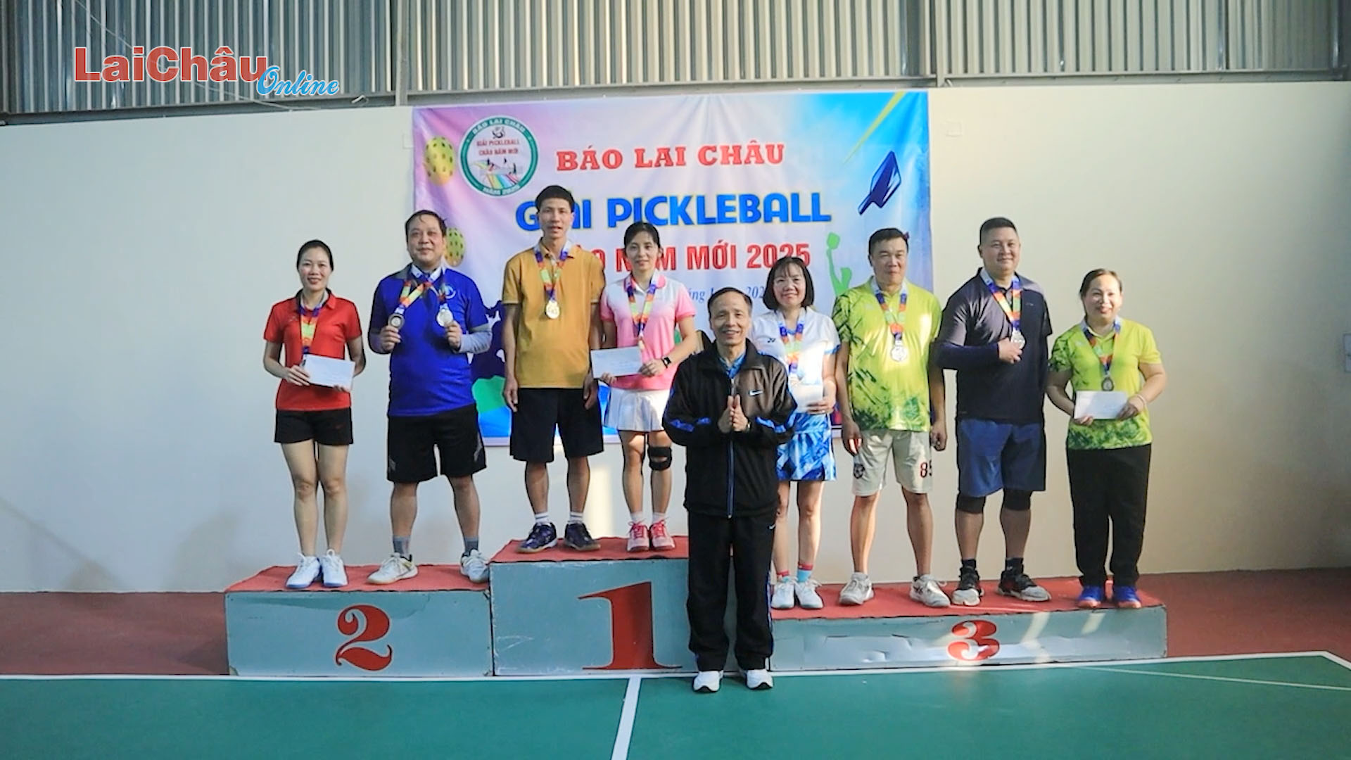 Giải Pickleball Báo Lai Châu chào mừng năm mới 2025